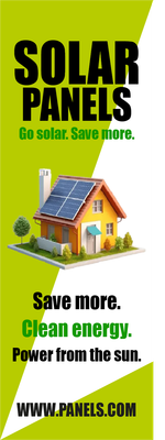 Custom Outdoor Yard Signs Multiple Sizes Go solar Save More