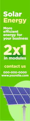 Custom Outdoor Yard Signs Multiple Sizes Solar Efficient Energy