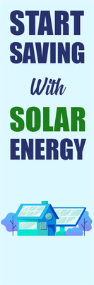 Custom Outdoor Yard Signs Multiple Sizes Start Saving with Solar Energy