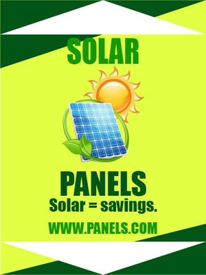 Custom Outdoor Yard Signs Multiple Sizes Solar Savings