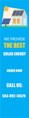 Custom Outdoor Yard Signs Multiple Sizes We Provide the Best Solar Enegry