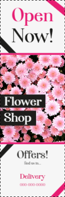 Custom Outdoor Yard Signs Multiple Sizes Flower Shop