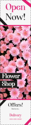 Custom Outdoor Yard Signs Multiple Sizes Flower Shop