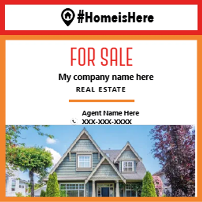 Custom Outdoor Yard Signs Multiple Sizes  Sale Home is Here