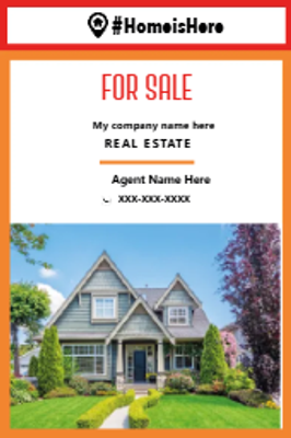 Custom Outdoor Yard Signs Multiple Sizes  Sale Home is Here