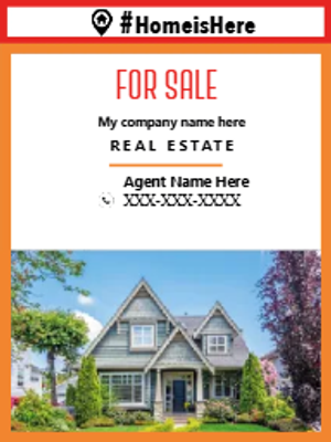 Custom Outdoor Yard Signs Multiple Sizes  Sale Home is Here