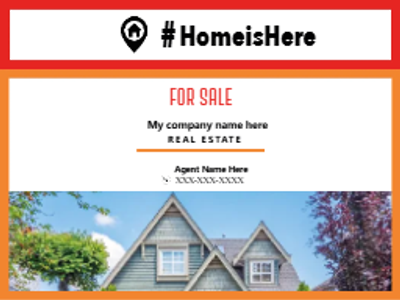 Custom Outdoor Yard Signs Multiple Sizes  Sale Home is Here