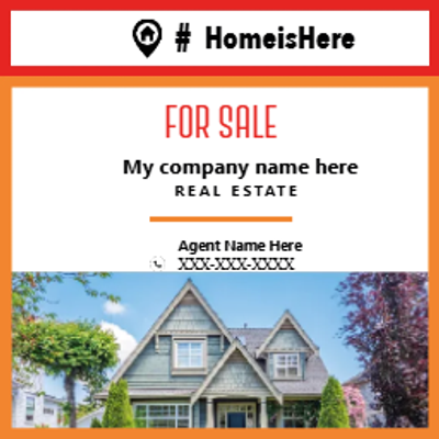 Custom Outdoor Yard Signs Multiple Sizes  Sale Home is Here