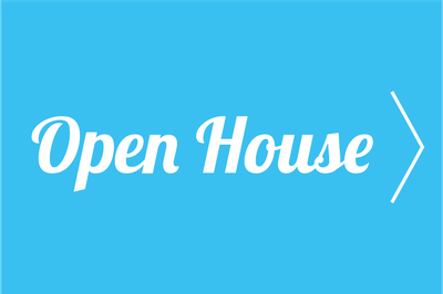 Custom Outdoor Yard Signs Multiple Sizes Open House Sale