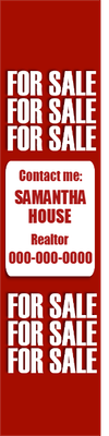 Custom Outdoor Yard Signs Multiple Sizes Agent Name