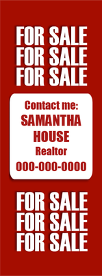 Custom Outdoor Yard Signs Multiple Sizes Agent Name