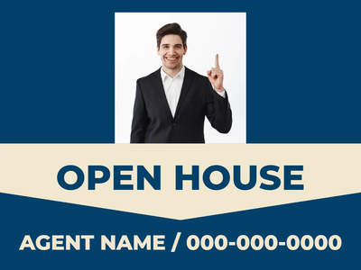 Custom Outdoor Yard Signs Multiple Sizes Open House