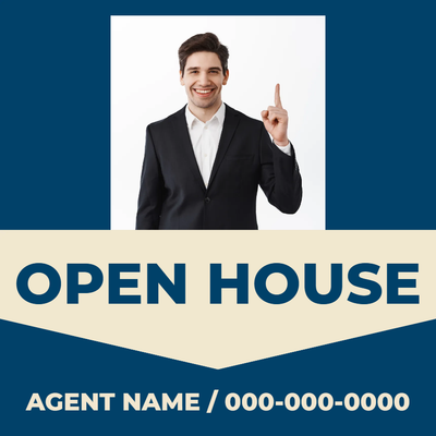 Custom Outdoor Yard Signs Multiple Sizes Open House