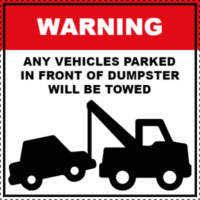 Custom Outdoor Yard Signs Multiple Sizes Warning