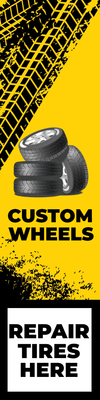 Custom Outdoor Yard Signs Multiple Sizes Repair Tires