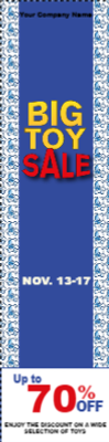 Custom Outdoor Yard Signs Multiple Sizes  Big Toy Sale