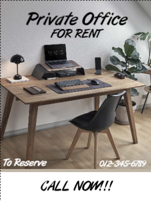 Custom Outdoor Yard Signs Multiple Sizes Private Office