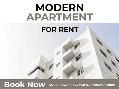Custom Outdoor Yard Signs Multiple Sizes Modern Apartment For Rent