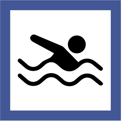 Custom Outdoor Yard Signs Multiple Sizes Swimming Pool