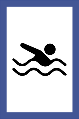 Custom Outdoor Yard Signs Multiple Sizes Swimming Pool