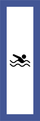Custom Outdoor Yard Signs Multiple Sizes Swimming Pool