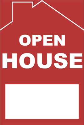 Custom Outdoor Yard Signs Multiple Sizes Open House