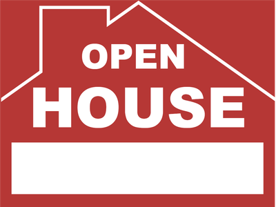 Custom Outdoor Yard Signs Multiple Sizes Open House