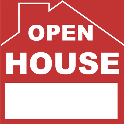 Custom Outdoor Yard Signs Multiple Sizes Open House