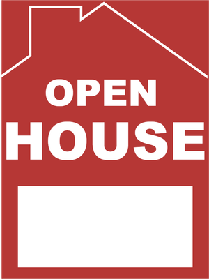 Custom Outdoor Yard Signs Multiple Sizes Open House