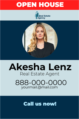 Custom Outdoor Yard Signs Multiple Sizes Real Estate Agent