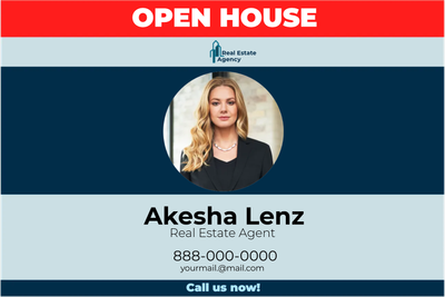 Custom Outdoor Yard Signs Multiple Sizes Real Estate Agent