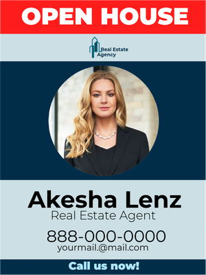 Custom Outdoor Yard Signs Multiple Sizes Real Estate Agent