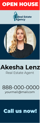 Custom Outdoor Yard Signs Multiple Sizes Real Estate Agent