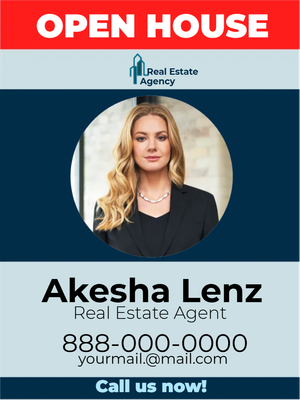Custom Outdoor Yard Signs Multiple Sizes Real Estate Agent