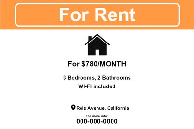 Custom Outdoor Yard Signs Multiple Sizes For Rent