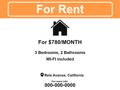 Custom Outdoor Yard Signs Multiple Sizes For Rent