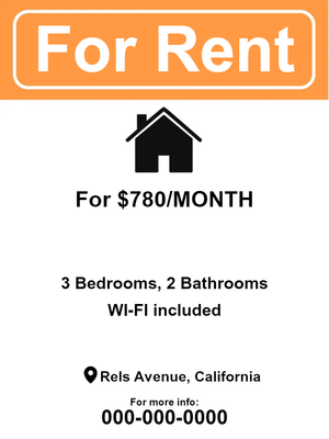 Custom Outdoor Yard Signs Multiple Sizes For Rent