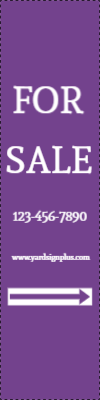 Custom Outdoor Yard Signs Multiple Sizes For Sale