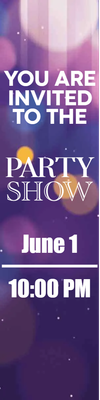 Custom Outdoor Yard Signs Multiple Sizes Party Show