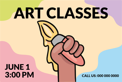 Custom Outdoor Yard Signs Multiple Sizes Art Classes