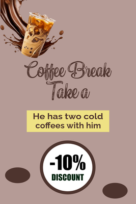Custom Outdoor Yard Signs Multiple Sizes Coffee Frappe