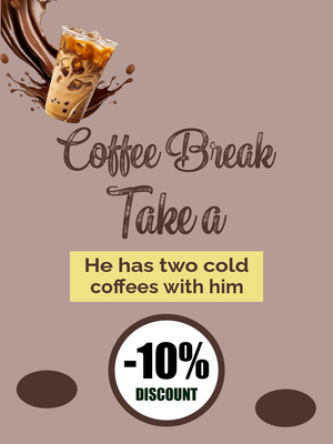 Custom Outdoor Yard Signs Multiple Sizes Coffee Frappe