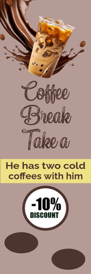 Custom Outdoor Yard Signs Multiple Sizes Coffee Frappe