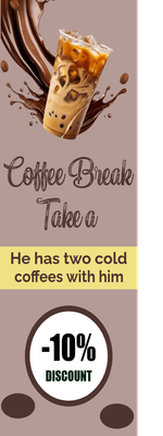 Custom Outdoor Yard Signs Multiple Sizes Coffee Frappe