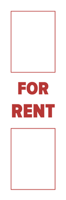 Custom Outdoor Yard Signs Multiple Sizes For Rent