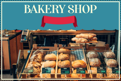 Custom Outdoor Yard Signs Multiple Sizes Bakery Shop