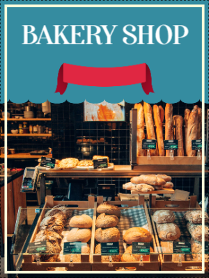 Custom Outdoor Yard Signs Multiple Sizes Bakery Shop