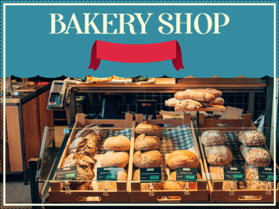 Custom Outdoor Yard Signs Multiple Sizes Bakery Shop