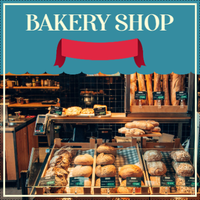 Custom Outdoor Yard Signs Multiple Sizes Bakery Shop
