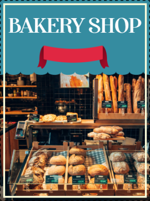 Custom Outdoor Yard Signs Multiple Sizes Bakery Shop